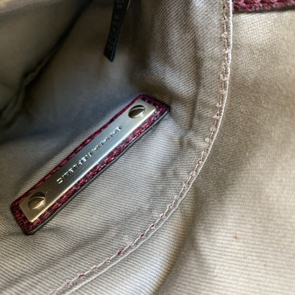 Banana Republic Red Textured Leather Mini Crossbody Bag - Picture 4 of 6